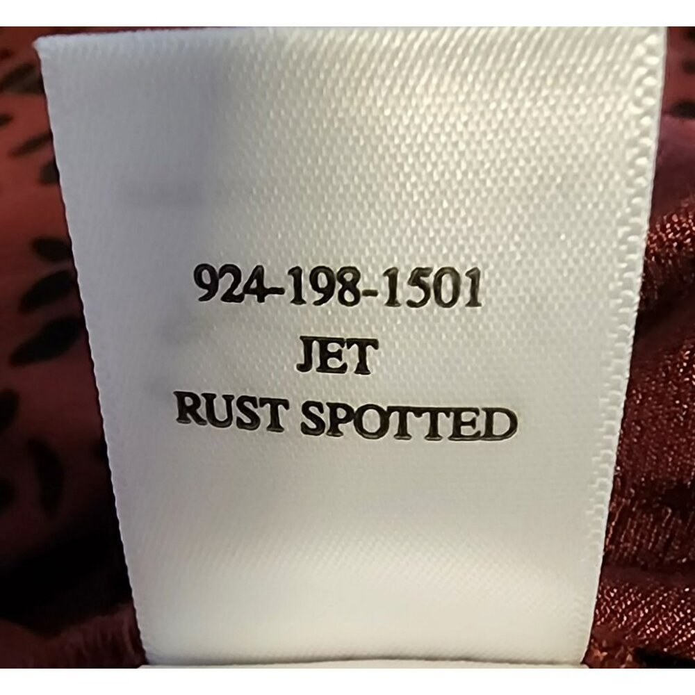 Rails Jumpsuit Size Medium Rust Spotted Wide Leg … - image 4